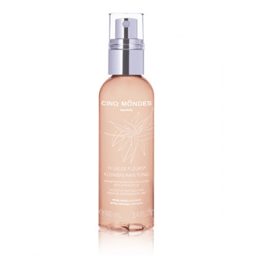 Pluie de Fleurs Cinq Mondes 100ml - Tonique Fixateur Maquillage Visage