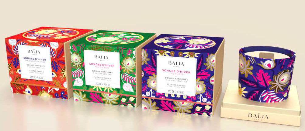bougie  BAIJA "Songes d'Hiver" 265 grs